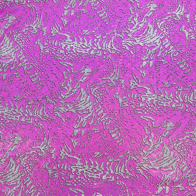 Tela Lycra Glitter Fucsia - Ribes y Casals