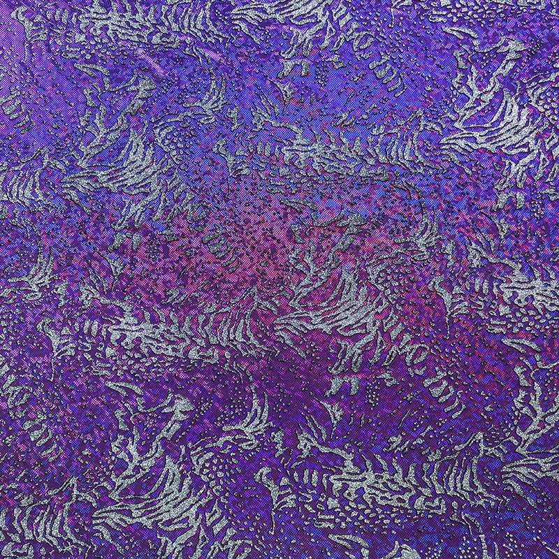 Tela Lycra Glitter Morada - Ribes y Casals