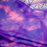 Tela Lycra Hologram Rombo Fucsia Lila - Ribes y Casals