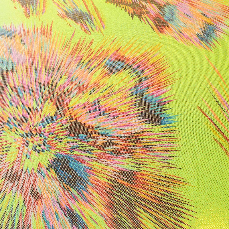 Tela Lycra Holograph Explosión Amarilla - Ribes y Casals