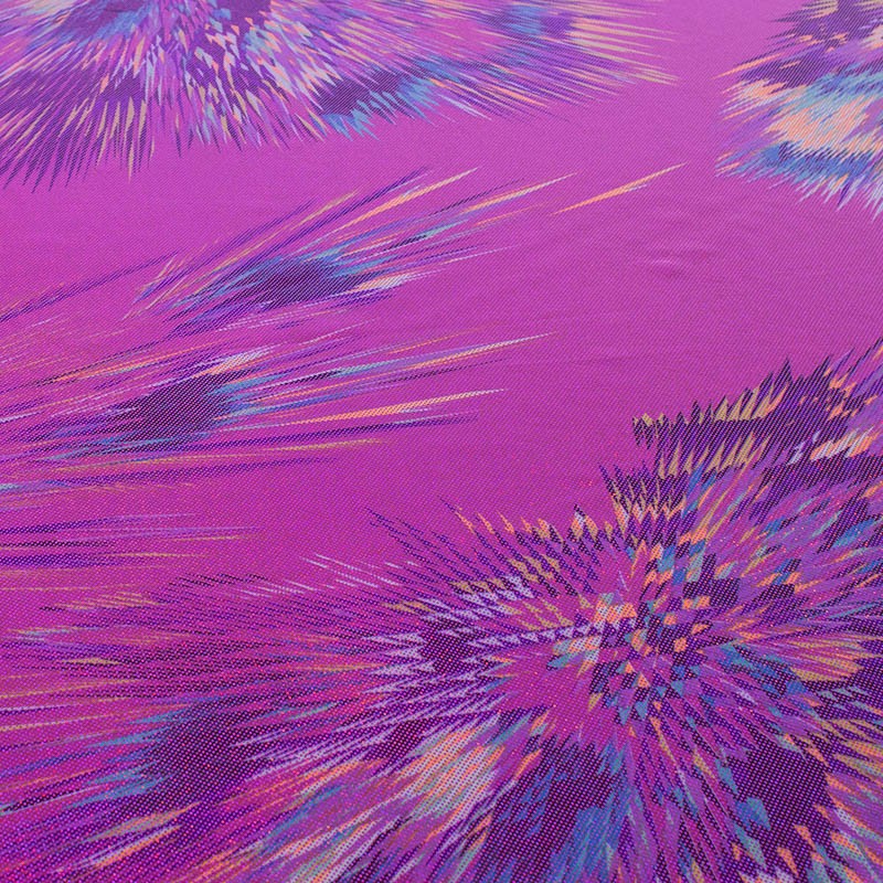 Tela Lycra Holograph Explosión Fucsia - Ribes y Casals