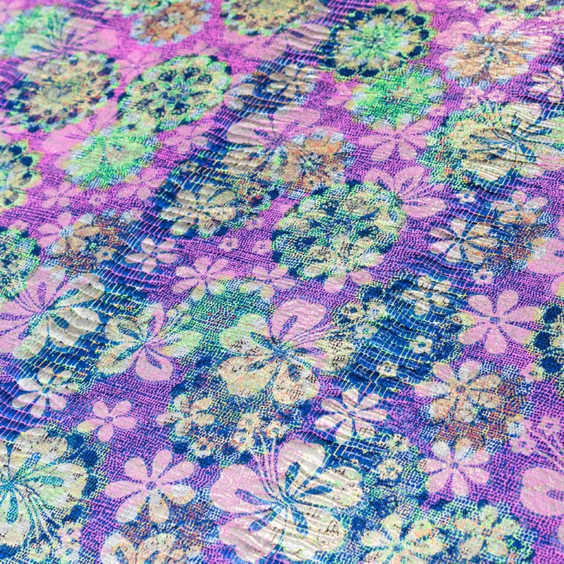 Tela Lycra Holograph Vintage Rosa - Ribes y Casals