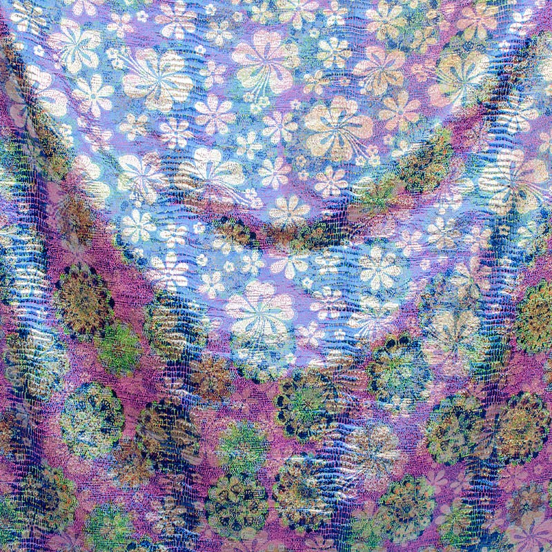 Tela Lycra Holograph Vintage Rosa - Ribes y Casals