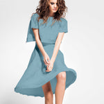 Tela Lyocell Azul Báltico - Ribes y Casals