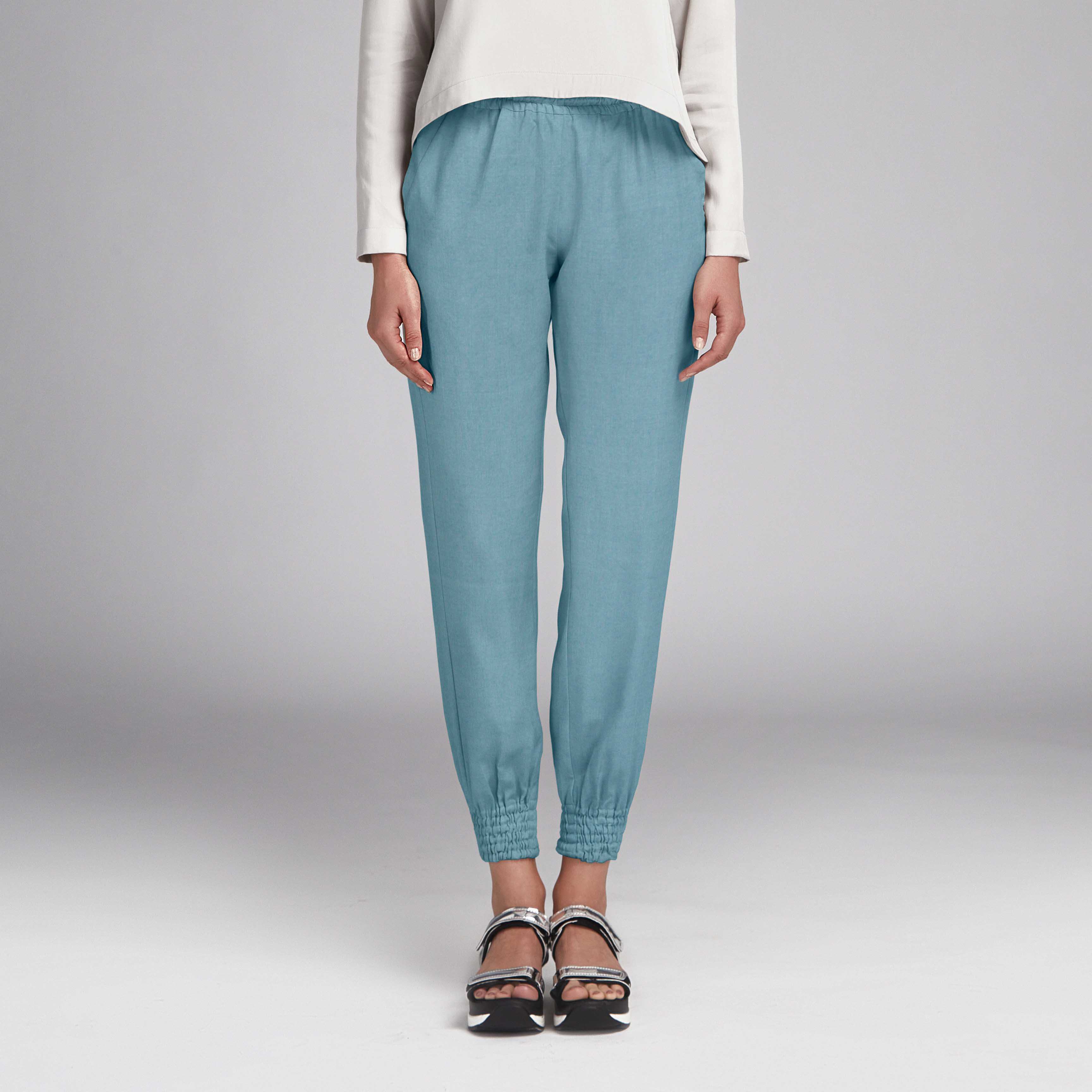 Tela Lyocell Azul Báltico - Ribes y Casals