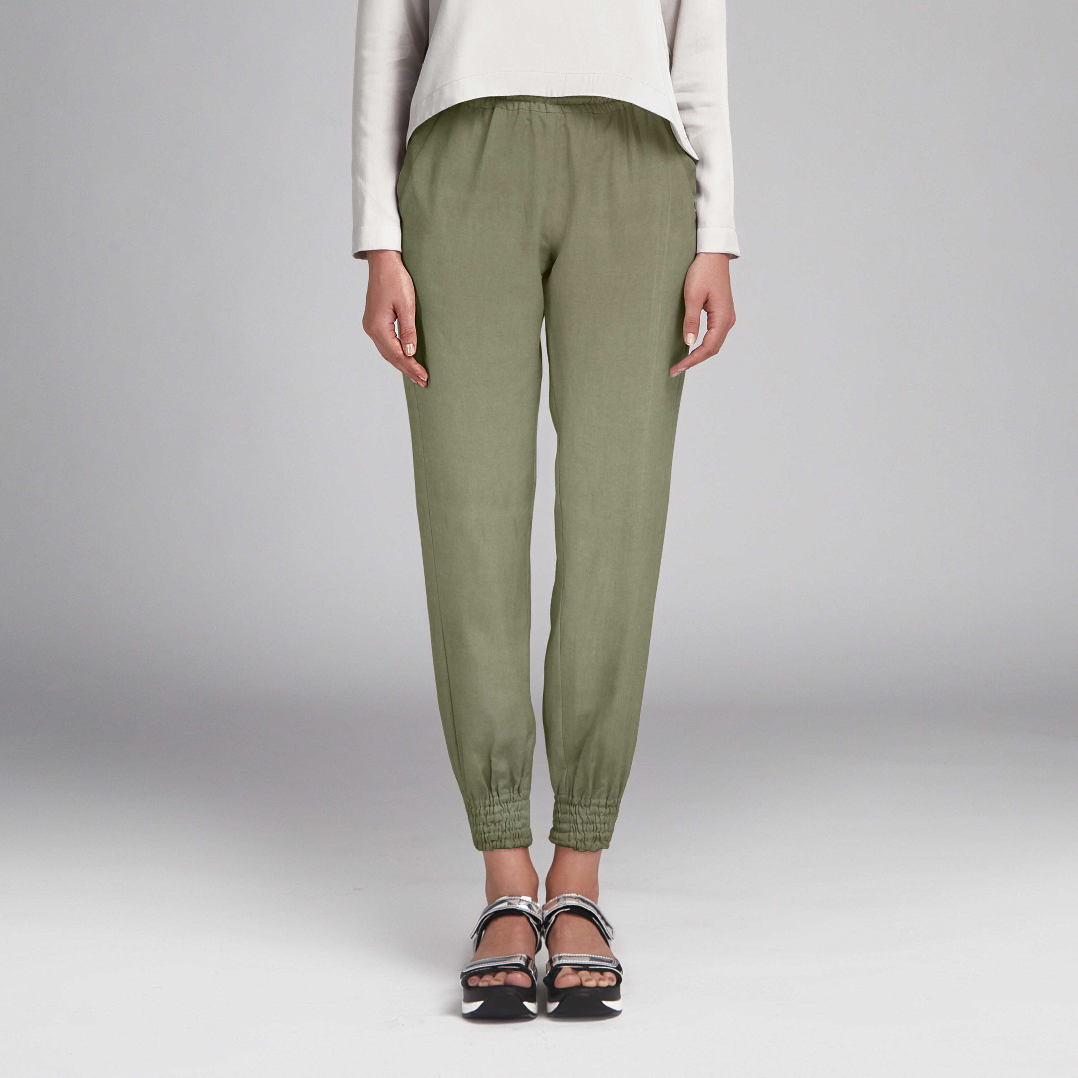 Tela Lyocell Kaki - Ribes y Casals