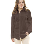 Tela Lyocell Marrón Chocolate - Ribes y Casals