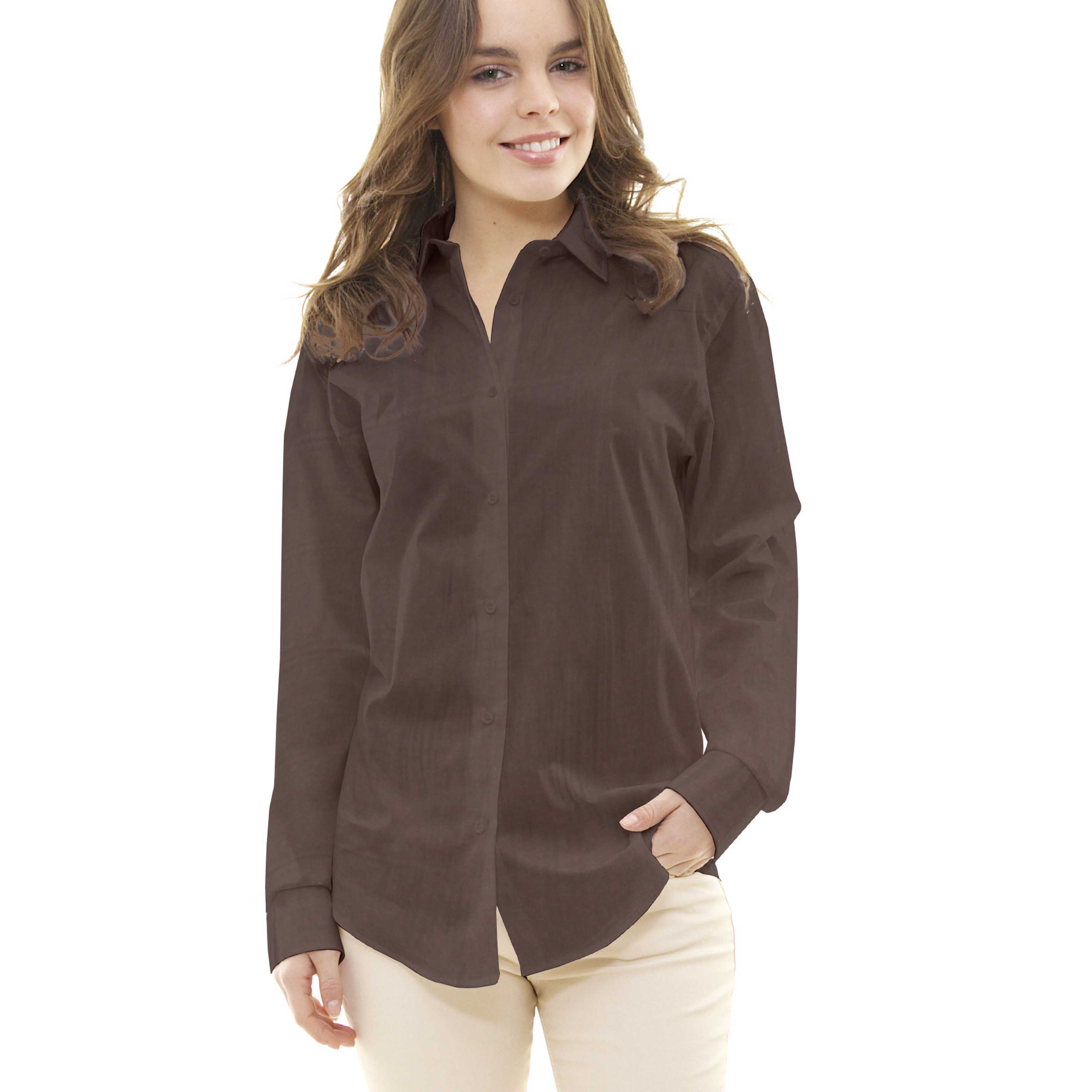 Tela Lyocell Marrón Chocolate - Ribes y Casals