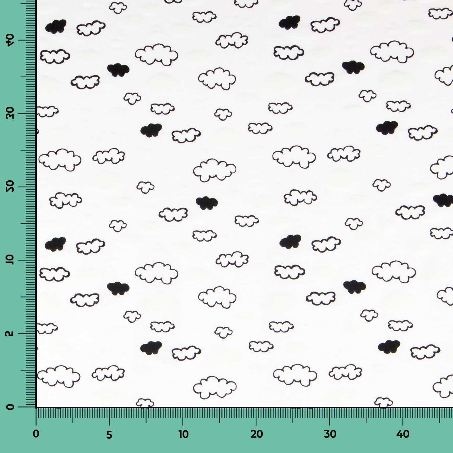 Tela Mágica Nubes Blanca - Ribes y Casals