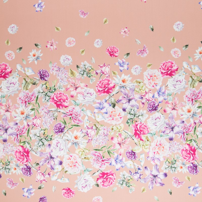 Tela Mikado Cenefa Salmón - Ribes y Casals