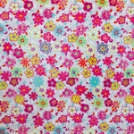 Tela Minky Doble Flores Multicolor - Ribes y Casals