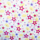 Tela Minky Estrellas Nubes Blanco - Ribes y Casals