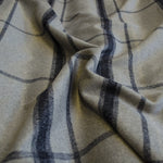 Tela Mouflon Cuadros Gris Claro - Ribes y Casals
