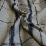 Tela Mouflon Cuadros Gris Claro - Ribes y Casals