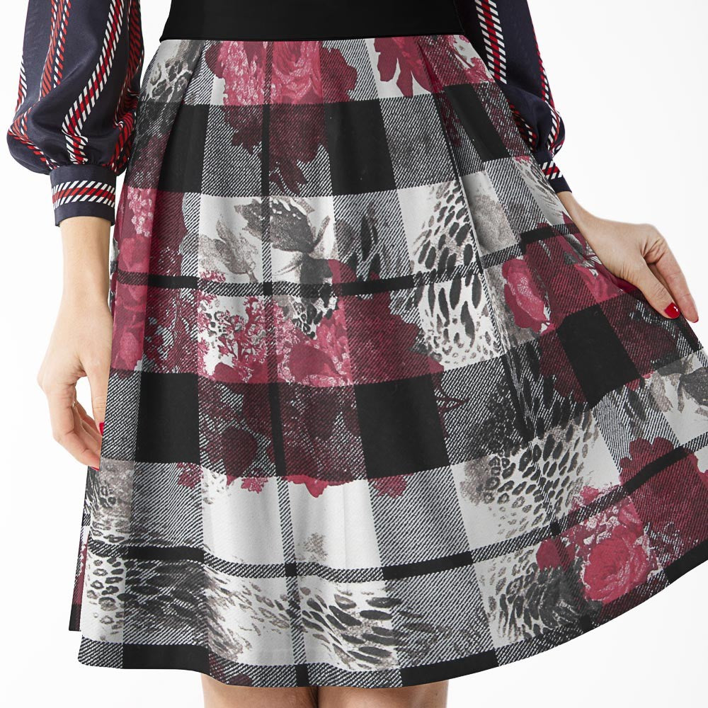 Tela Mouflón Fantasía Cuadros - Ribes y Casals