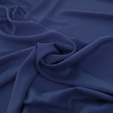 Tela New Crepe Satén Azul Noche - Ribes y Casals