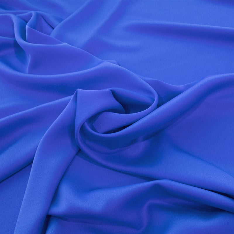 Tela New Crepe Satén Lapis Blue - Ribes y Casals