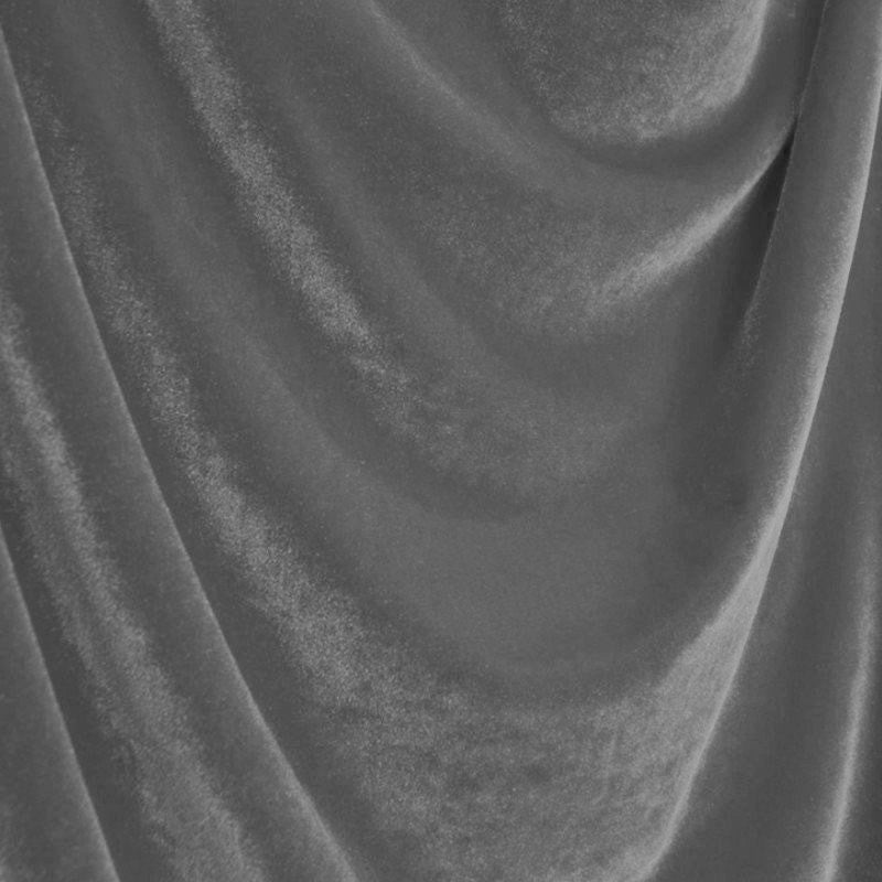 Tela New Terciopelo Elástico Gris - Ribes y Casals