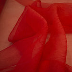 Tela Organza Crush Roja - Ribes y Casals