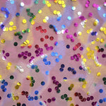 Tela Organza Estampada Topos Roja - Ribes y Casals