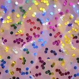 Tela Organza Estampada Topos Roja - Ribes y Casals