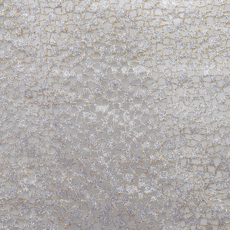 Tela Organza Lamé Plata - Ribes y Casals