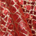 Tela Organza Lamé Roja - Ribes y Casals