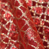 Tela Organza Lamé Roja - Ribes y Casals