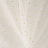 Tela Organza Plumeti Bordado Crudo - Ribes y Casals