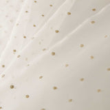 Tela Organza Plumeti Bordado Crudo - Ribes y Casals