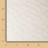 Tela Organza Plumeti Bordado Crudo - Ribes y Casals