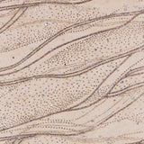 Tela Organza Purpurina Marrón - Ribes y Casals