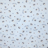 Tela Pana Estampada Ositos Azul Cielo - Ribes y Casals