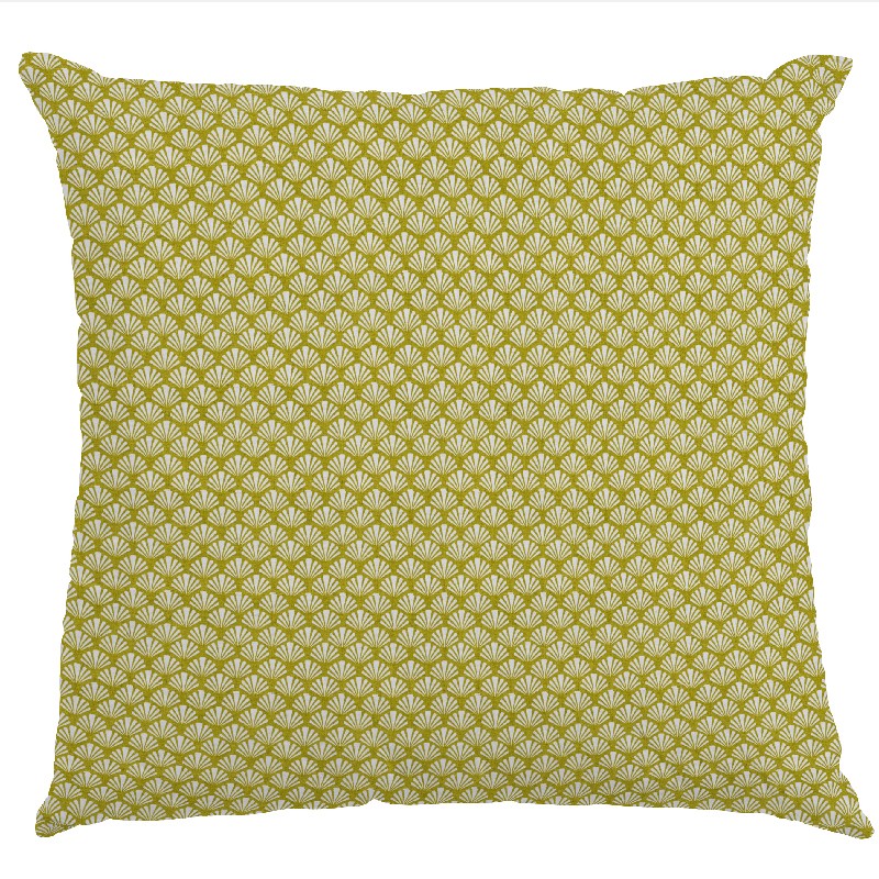 Tela Patchwork Abanicos Pistacho - Ribes y Casals