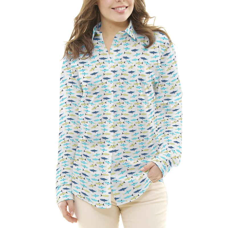 Tela Patchwork Acuario Azul Verde - Ribes y Casals