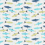 Tela Patchwork Acuario Azul Verde - Ribes y Casals