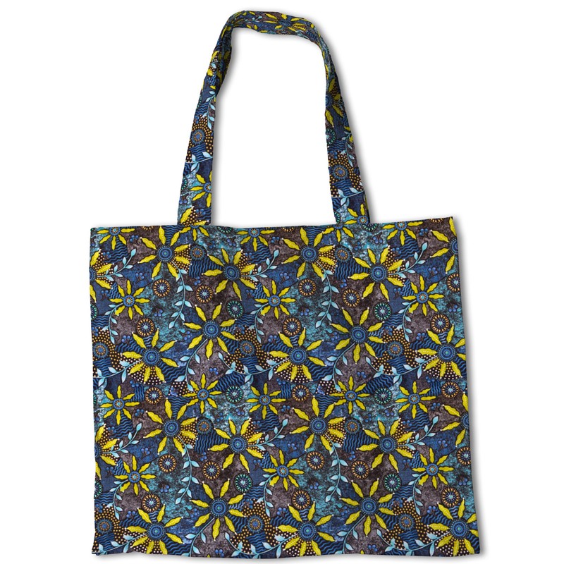 Tela Patchwork African Azul - Ribes y Casals