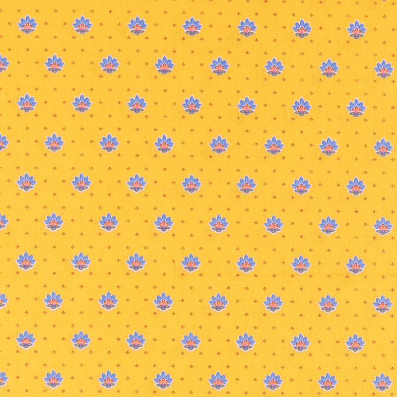 Tela Patchwork Beaucaire Mostaza - Ribes y Casals