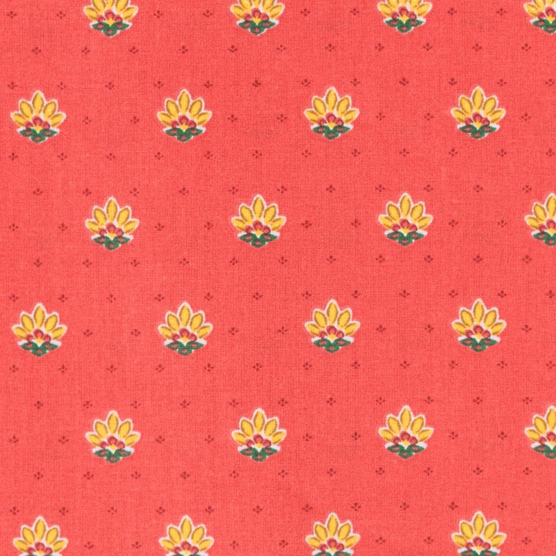 Tela Patchwork Beaucaire Rojo - Ribes y Casals