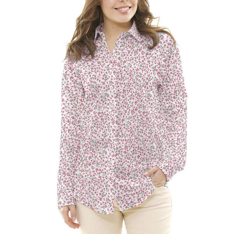 Tela Patchwork Bouquet Fucsia - Ribes y Casals