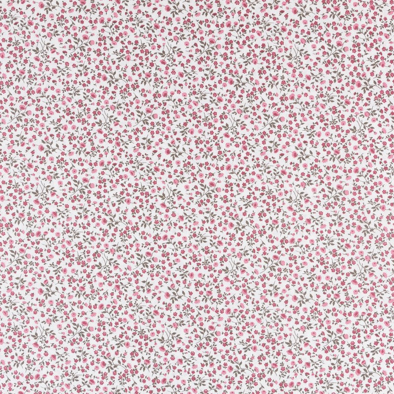 Tela Patchwork Bouquet Fucsia - Ribes y Casals