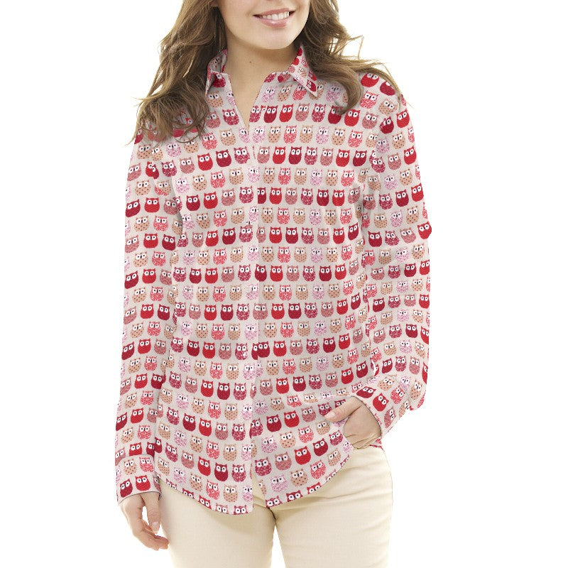 Tela Patchwork Buhos Granate - Ribes y Casals