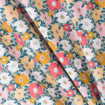 Tela Patchwork Camille Verde Agua - Ribes y Casals