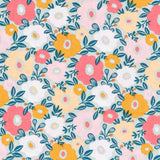 Tela Patchwork Camille Verde Agua - Ribes y Casals