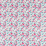 Tela Patchwork Círculos Fucsia - Ribes y Casals