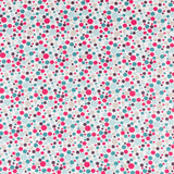 Tela Patchwork Círculos Fucsia - Ribes y Casals