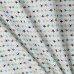 Tela Patchwork Estrellitas Azul Verde - Ribes y Casals