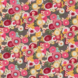 Tela Patchwork Floral Gris - Ribes y Casals