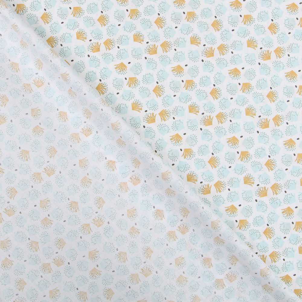 Tela Patchwork Galix Verde Agua - Ribes y Casals