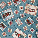 Tela Patchwork Gorjuss My Story Aguamarina - Ribes y Casals